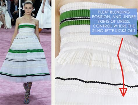 Ribboned Pleats at Dior Haute Couture 